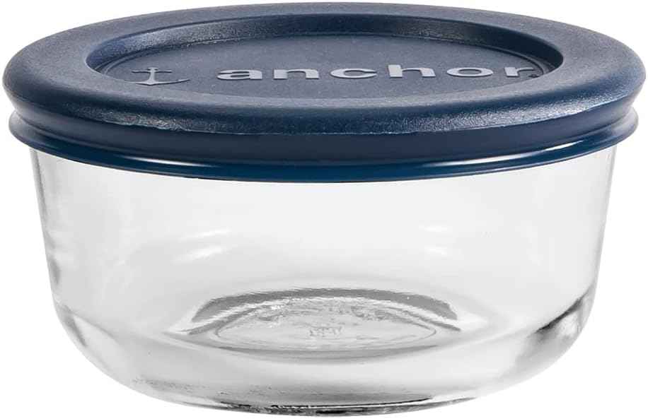 Anchor Hocking 1 Cup Glass Storage Containers, Set of 6