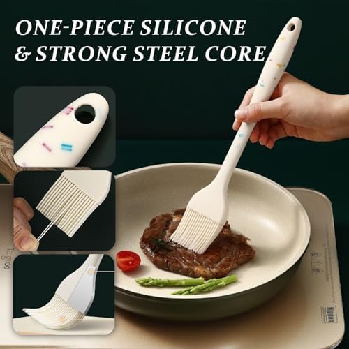 Silicone Basting Brushes, BPA-Free Pastry Brush for BBQ