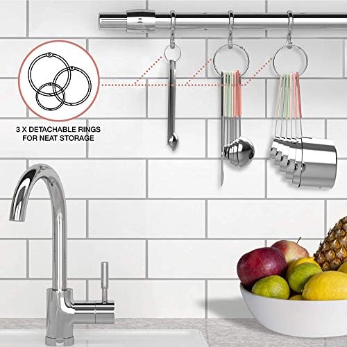 CuttleLab 22-Piece Stainless Steel Measuring Cups and Spoons Set, Tad