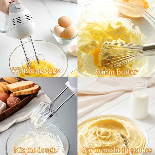 2Pcs Hand Mixer Beaters Attachments, Flat Stainless Steel Strip Beater