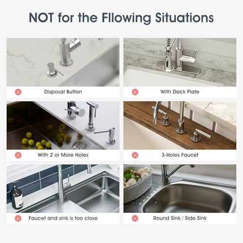 Quick Drying Stone Faucet Mat for Kitchen Sink - Diatomite Sink Mat
