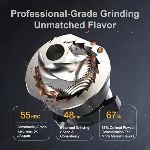 Gen 4 Electric Burr Coffee Grinder, Single Dose, Black