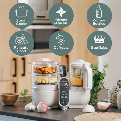 Babymoov Duo Meal Station, 6-in-1 Baby Food Maker