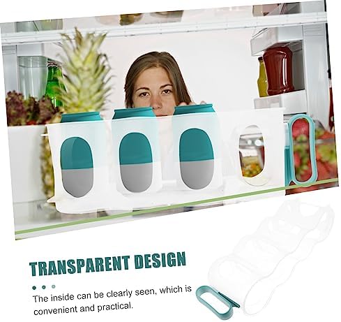 PRETYZOOM 3pcs Soda Can Storage Bin Organizer for Refrigerator