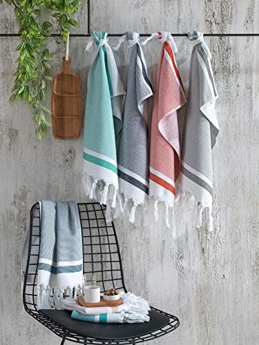 sea me at home Turkish Hand Towels for Bathroom, Kitchen Towels