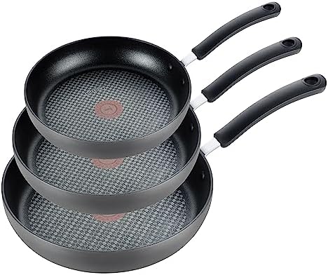 T-Fal Ultimate Hard Anodized Nonstick Fry Pan Set 3 Piece: 8, 10.25, &