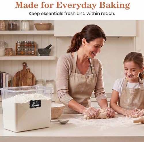 Extra Large 11L Airtight Flour Sugar Storage Containers