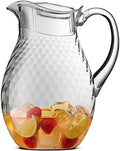 Acrylic Pitcher (72 oz), Clear Plastic, Water Pitcher with Lid