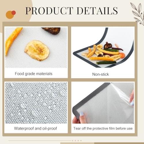 4 Pcs Silicone Baking Mats Bulk Compatible with Harvest Right Freeze