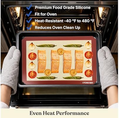Silicone Baking Mats, Set of 2, Half Sheet