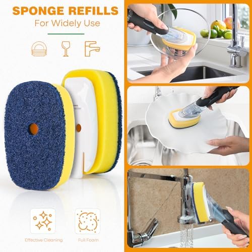Sponge Brush Refills for OXO Soap Dispensing Dish Brush