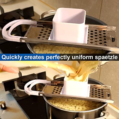 Stainless Steel Spaetzle Maker Spaetzle Noodle Dumpling Maker with