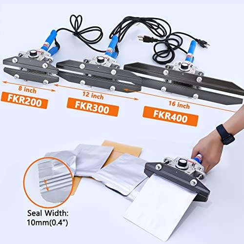 Mylar Bag Crimp Heat Sealer, Portable Hand Held