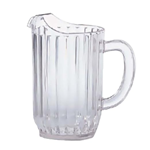 G.E.T. P-3032-1-CL-EC BPA-Free Break-Resistant Restaurant Style Plastic Pitcher - Image 2