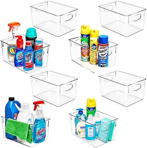 Sorbus Fridge Organizers and Storage, Clear Plastic Bins