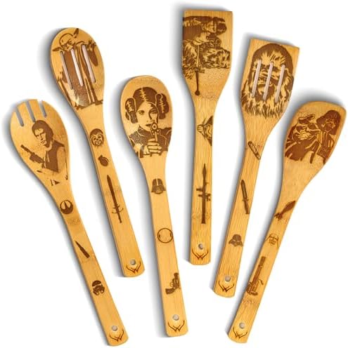 Star Warz Wooden Cooking Utensil Set