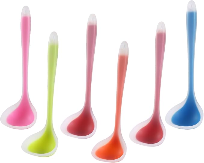 Silicone Small Silicone Ladles, Mini Gravy Ladles, Heat-resistant Sauce ladles by YokuMade