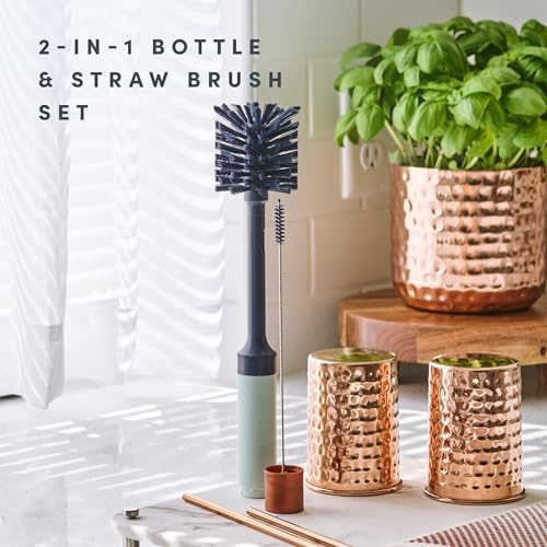 Brite by Scotch-Brite Limited Edition 2-in-1 Straw and Bottle Brush