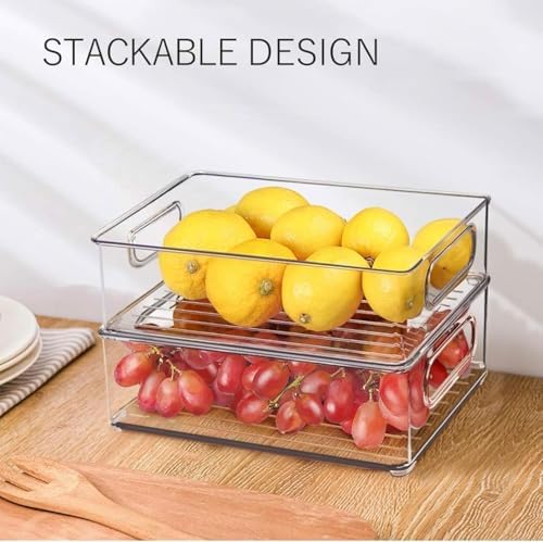 9 Pack Refrigerator Organizer Bins