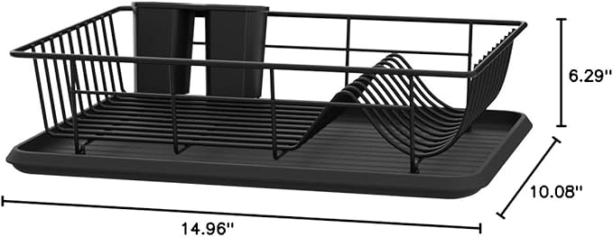 GSlife Small Dish Drying Rack for Kitchen Counter - Image 9