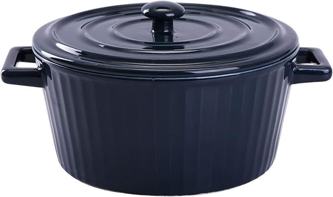 WHJY Blue Colorful Ceramic Casserole Dish by WHJY