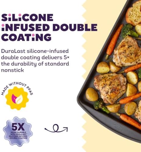 Wilton Platinum Non-Stick Large Baking Sheet, Made Without PFAS, 11x17