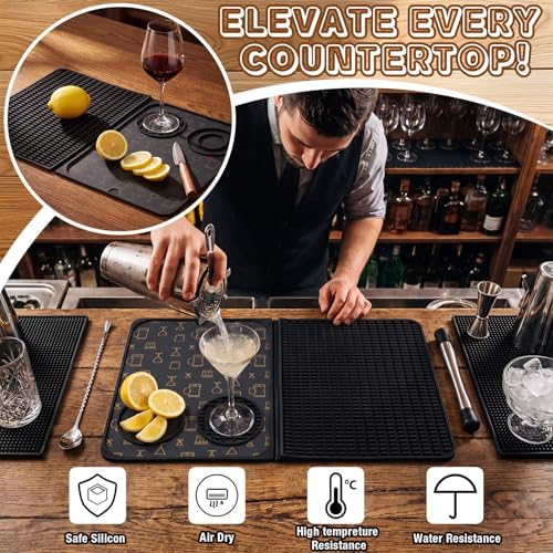 Didaey 518 Pcs Bartender Kit Bartending Supplies Bar Caddy Accessories