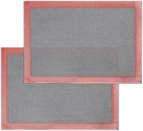 Silicone Baking Mat with Microperforated, 2 PCS Perforated Baking