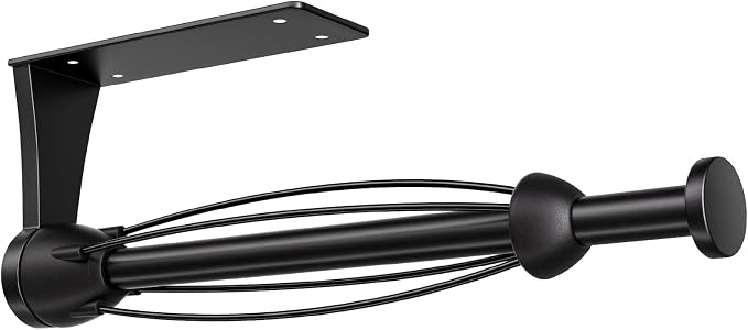 Paper Towel Holder Under Cabinet, Single Hand Operable Wall Mount by FLATTERMONN