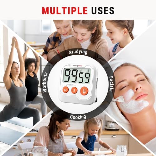 TempPro TM03 Digital Timer with 2 Alarms