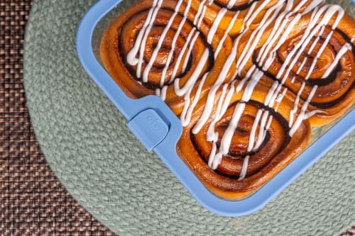 Sio 8x8 Baking Dish GLASS LID Square Casserole Bakeware Pan Set
