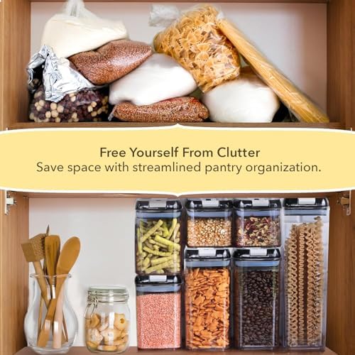 Simply Gourmet Airtight Food Storage Containers with Lids – 14 Piece