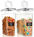 Shazo Small Airtight Cereal Containers, 2 PC, 2.5L