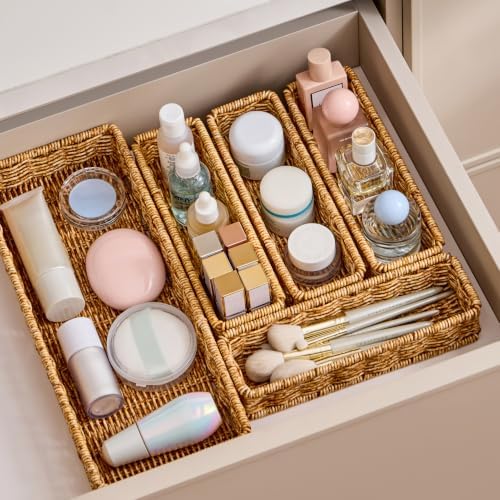 Berdeng Kitchen Drawer Organizer for Utensils, Silverware Tray Cutlery
