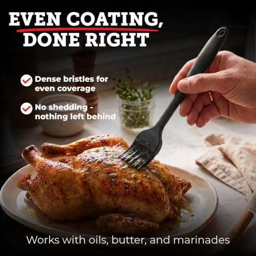 Silicone Basting Brush for Cooking – Pastry Brush Set