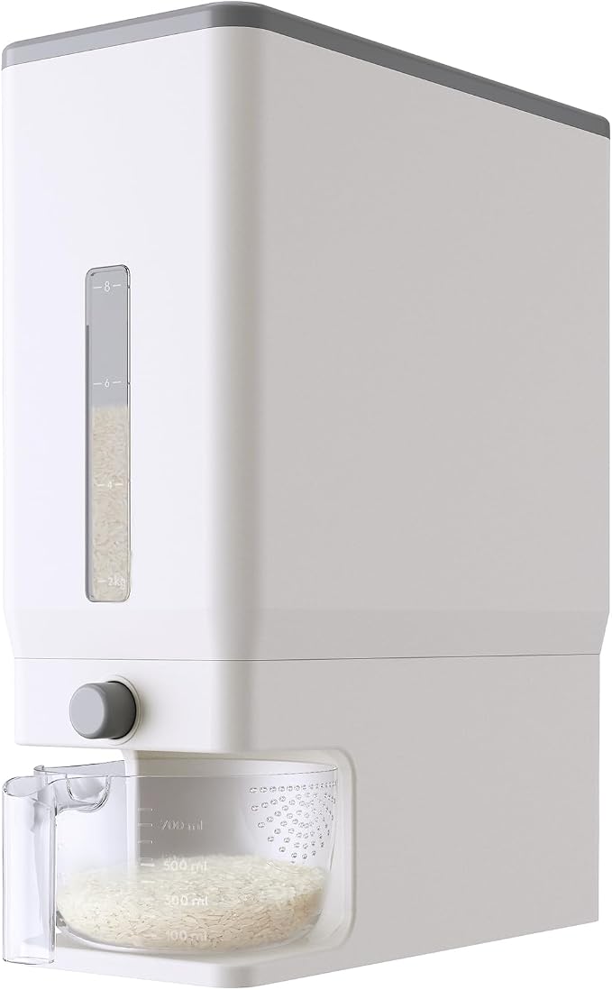 Lifewit Rice Dispenser 25 Lbs, Rice Storage Container Sealed Moisture Proof by Lifewit