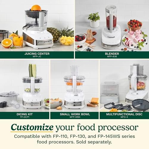 Cuisinart FP-130 13-Cup Food Processor, White