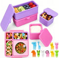 XANGNIER 4 Pack Silicone Lunch Containers Compatible with OmieBox