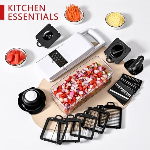 25-in-1 Vegetable Chopper with 13 Blades