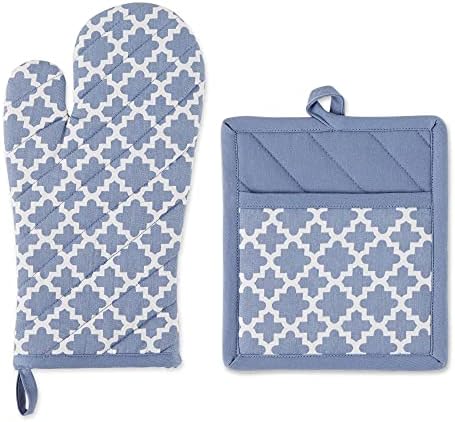 DII Lattice Basics Collection Kitchen Essentials, Oven Mitt &