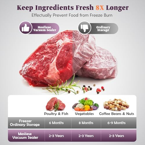Mesliese Vacuum Sealer, 95kPa, 140W