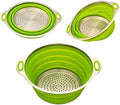 Zoie + Chloe Stainless Steel and Silicone Collapsible Strainer