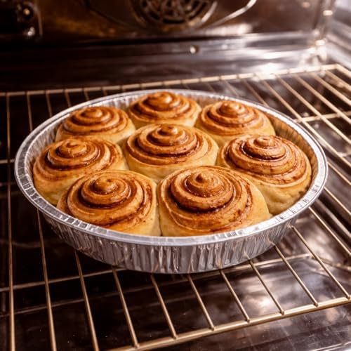 MATANA 40 Pack 9 Inch Round Aluminum Foil Pie Pans with Lids, Pie Tins