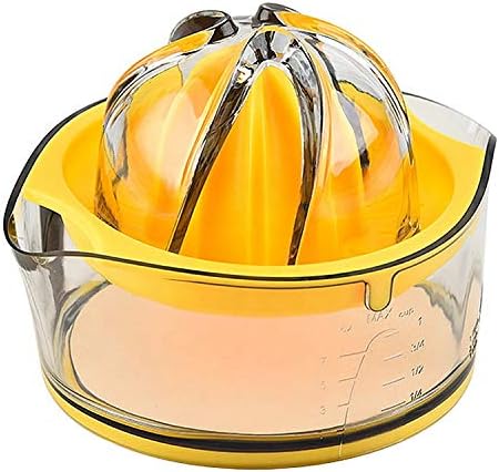 Kasmoire Manual Citrus Juicer, 8OZ Yellow