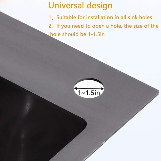 Soap Dispenser for Kitchen Sink, Built in Sink Soap Dispenser Lotion Dispenser - Image 5