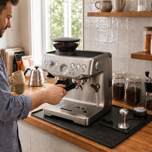 3-in-1 Silicone Mat for Breville Espresso Machine 870/880