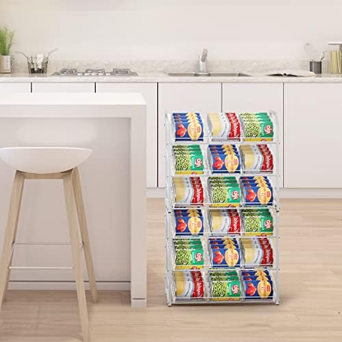 BTY 3-Tier Can Organizer, 2 Pack, White