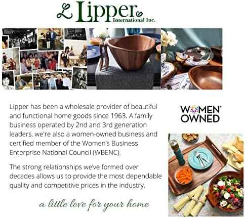 Lipper International Bamboo Wood Kitchen Wrap Dispenser with Cutter for Standard 12" Wide Rolls of Aluminum Foil, Plastic Wrap, or Wax Paper, 13 7/8" x 3 3/8" x 3 1/2"