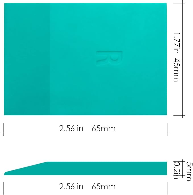 6 Pieces Screen Printing Squeegee Mini Squeegees Set, Self Adhesive Screen - Image 3