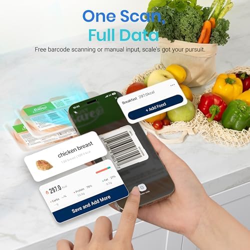 Etekcity Food Kitchen Scale with Nutritional Calculator, Smart App